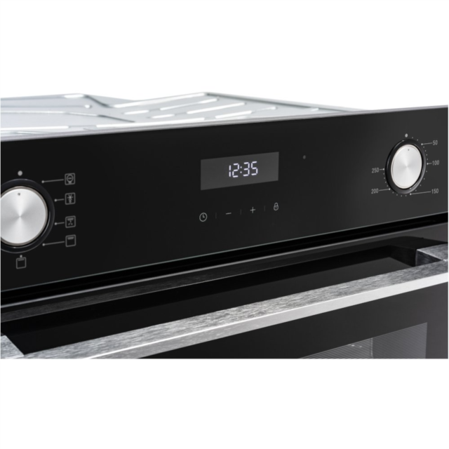 Belling BEL BI603MFC BLK Built In Single Electric Oven With Catalytic Liners