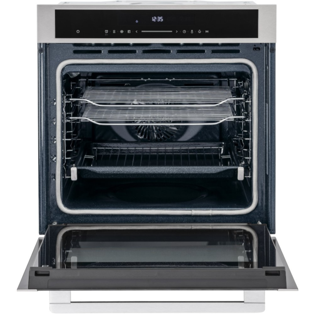 Belling BEL BI603MFPY STA Built In Single Electric Oven With Pyro