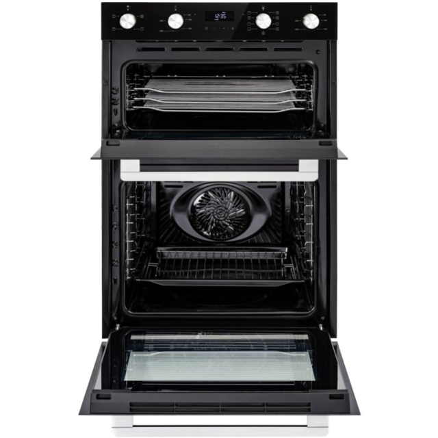 Belling BEL BI903MFC BLK Built In Double Oven with Catalytic Liners