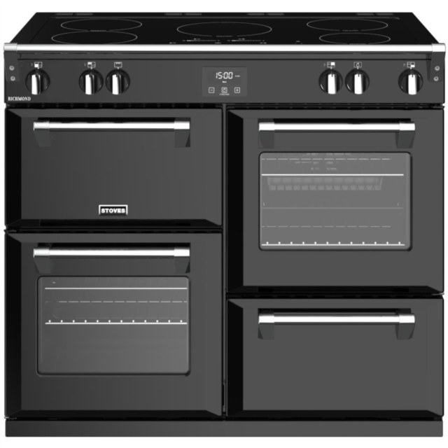 Stoves Richmond ST RICH S1000Ei MK22 BK 100cm Electric Induction (Touch Control) Range Cooker