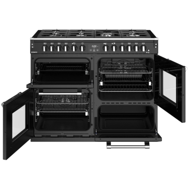Stoves Richmond ST RICH S1100DF MK22 BK 110cm Dual Fuel Range Cooker
