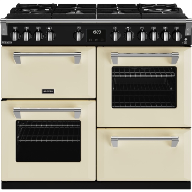 Stoves Richmond Deluxe ST DX RICH D1000DF GTG CC 100cm Dual Fuel GTG Range Cooker