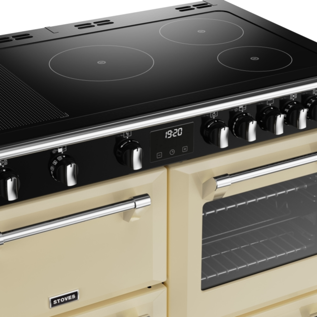 Stoves Richmond Deluxe ST DX RICH D1000Ei RTY CC 100cm Electric Induction (Rotary Control) Range Cooker