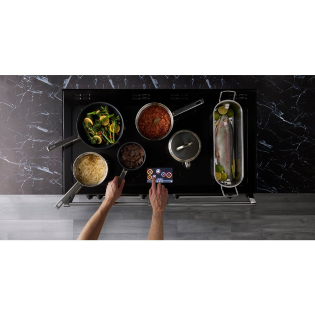 Stoves Richmond Deluxe ST DX RICH D1000Ei ZLS BK 100cm Electric Induction (Zoneless) Range Cooker