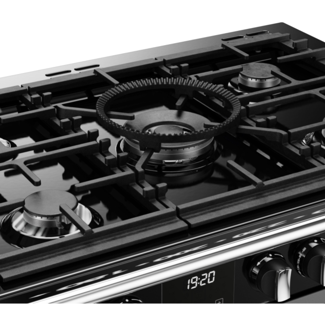 Stoves Richmond Deluxe ST DX RICH D1100DF BK 110cm Dual Fuel Range Cooker