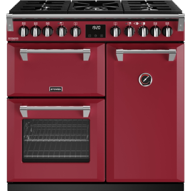 Stoves Richmond Deluxe ST DX RICH D900DF CRE 90cm Dual Fuel Range Cooker