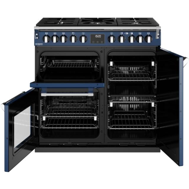 Stoves Richmond Deluxe ST DX RICH D900DF MBL 90cm Dual Fuel Range Cooker