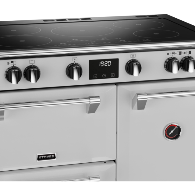 Stoves Richmond Deluxe ST DX RICH D900Ei TCH IWH 90cm Electric Induction (Touch Control) Range Cooker