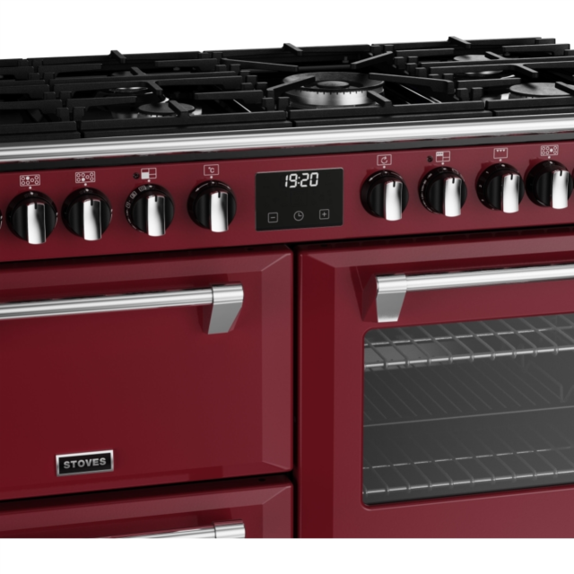Stoves Richmond Deluxe ST DX RICH D1000DF CRE 100cm Dual Fuel Range Cooker
