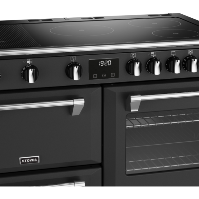 Stoves Richmond Deluxe ST DX RICH D1000Ei RTY AGR 100cm Electric Induction (Rotary Control) Range Cooker
