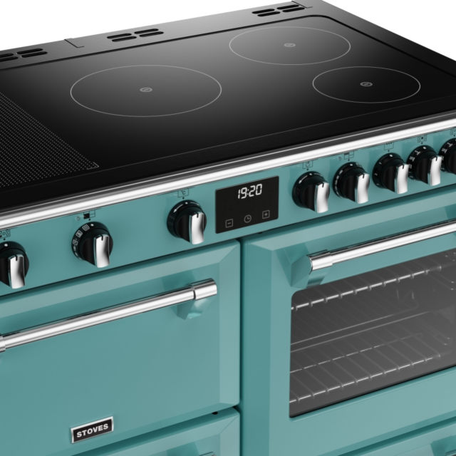 Stoves Richmond Deluxe ST DX RICH D1000Ei RTY CBL 100cm Electric Induction (Rotary Control) Range Cooker