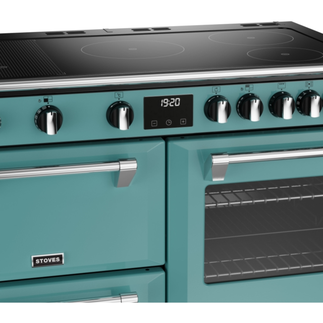 Stoves Richmond Deluxe ST DX RICH D1000Ei RTY CBL 100cm Electric Induction (Rotary Control) Range Cooker