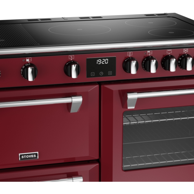 Stoves Richmond Deluxe ST DX RICH D1000Ei RTY CRE 100cm Electric Induction (Rotary Control) Range Cooker
