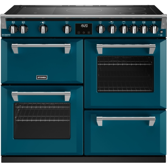 Stoves Richmond Deluxe ST DX RICH D1000Ei RTY KTE 100cm Electric Induction (Rotary Control) Range Cooker