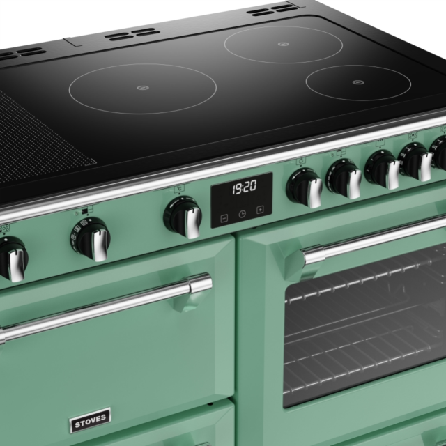 Stoves Richmond Deluxe ST DX RICH D1000Ei RTY MMI 100cm Electric Induction (Rotary Control) Range Cooker