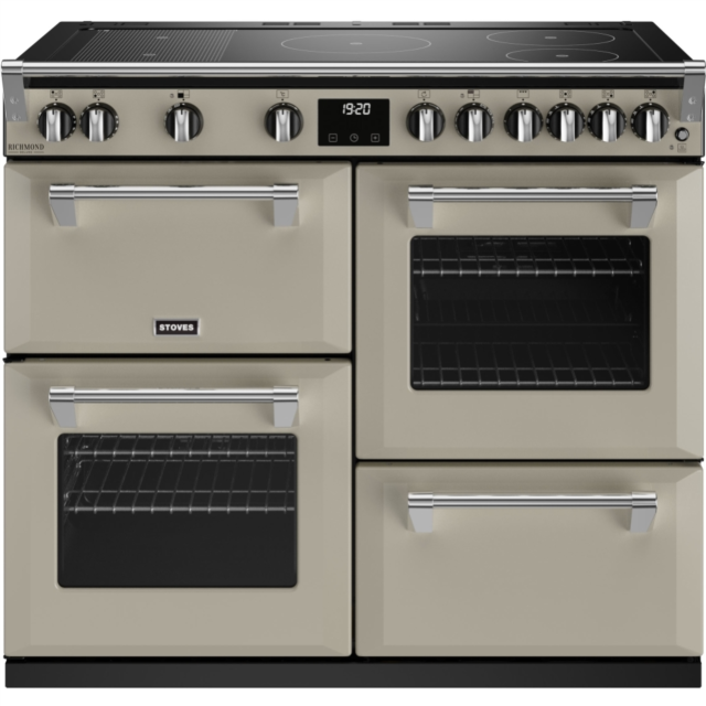 Stoves Richmond Deluxe ST DX RICH D1000Ei RTY PMU 100cm Electric Induction (Rotary Control) Range Cooker