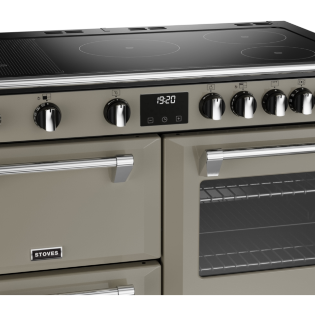 Stoves Richmond Deluxe ST DX RICH D1000Ei RTY PMU 100cm Electric Induction (Rotary Control) Range Cooker