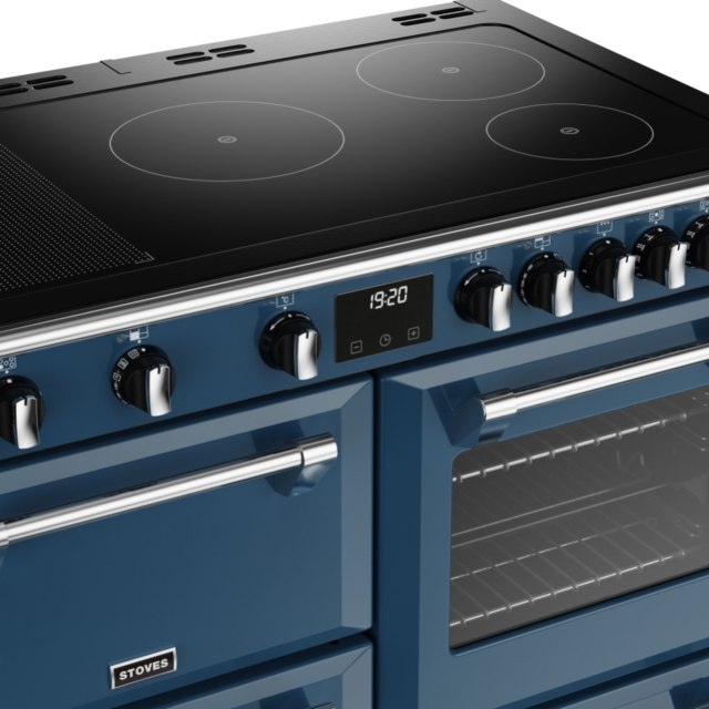 Stoves Richmond Deluxe ST DX RICH D1000Ei RTY TBL 100cm Electric Induction (Rotary Control) Range Cooker