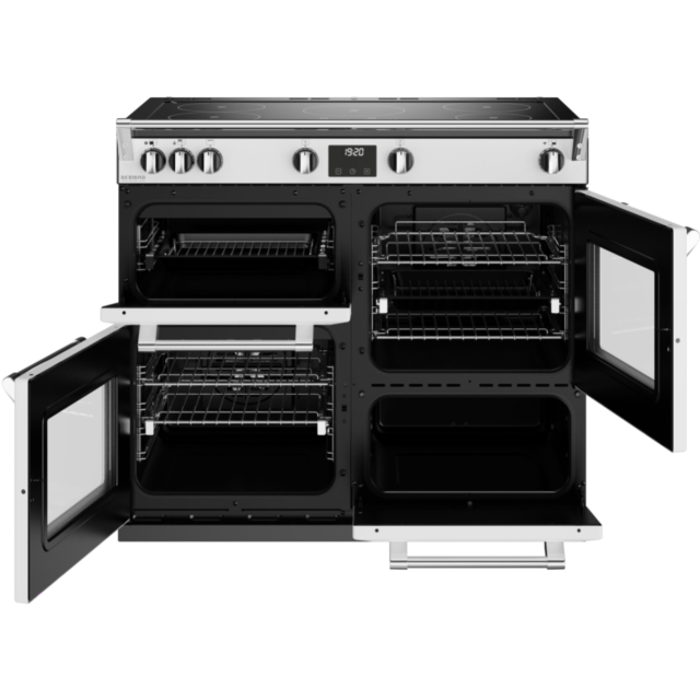 Stoves Richmond Deluxe ST DX RICH D1000Ei TCH IWH 100cm Electric Induction (Touch Control) Range Cooker
