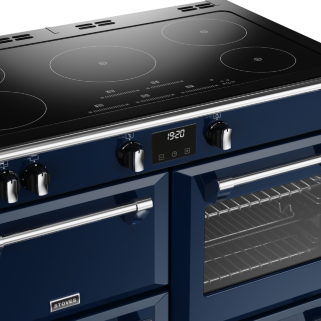 Stoves Richmond Deluxe ST DX RICH D1000Ei TCH MBL 100cm Electric Induction (Touch Control) Range Cooker
