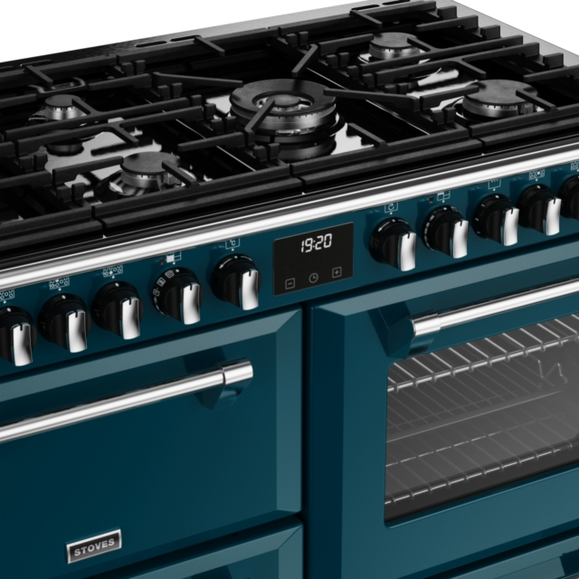 Stoves Richmond Deluxe ST DX RICH D1100DF KTE 110cm Dual Fuel Range Cooker