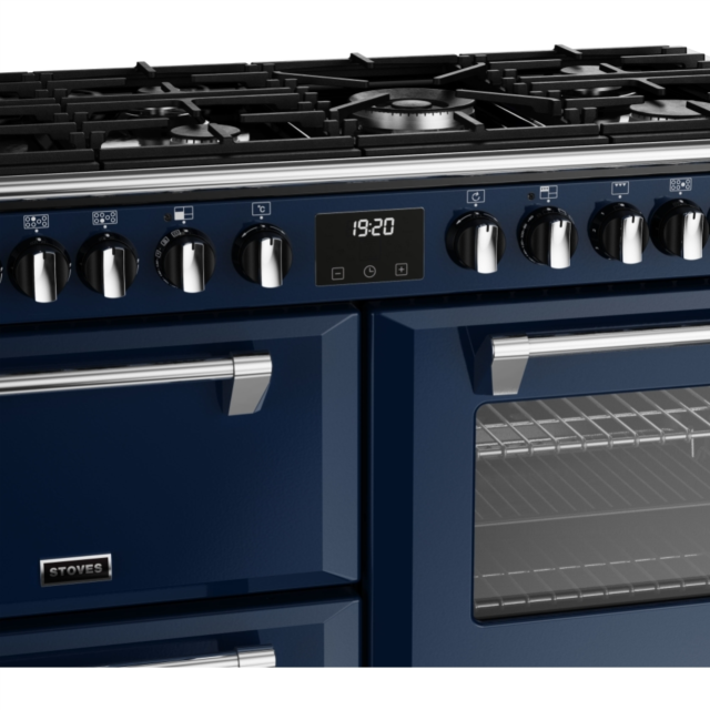 Stoves Richmond Deluxe ST DX RICH D1100DF MBL 110cm Dual Fuel Range Cooker