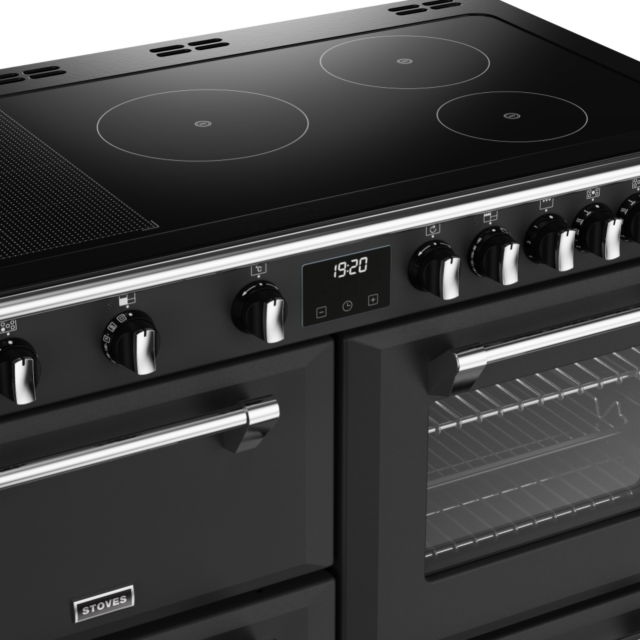 Stoves Richmond Deluxe ST DX RICH D1100Ei RTY AGR 110cm Electric Induction (Rotary Control) Range Cooker