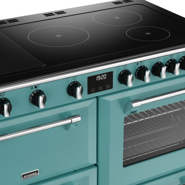 Stoves Richmond Deluxe ST DX RICH D1100Ei RTY CBL 110cm Electric Induction (Rotary Control) Range Cooker