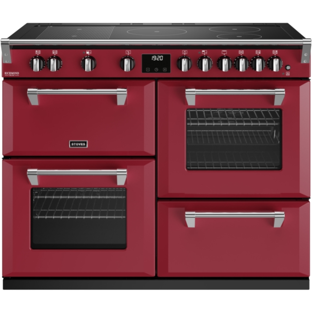 Stoves Richmond Deluxe ST DX RICH D1100Ei RTY CRE 110cm Electric Induction (Rotary Control) Range Cooker