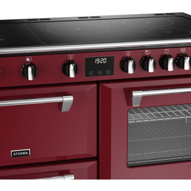 Stoves Richmond Deluxe ST DX RICH D1100Ei RTY CRE 110cm Electric Induction (Rotary Control) Range Cooker