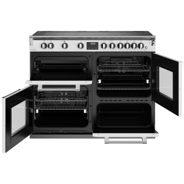 Stoves Richmond Deluxe ST DX RICH D1100Ei RTY IWH 110cm Electric Induction (Rotary Control) Range Cooker