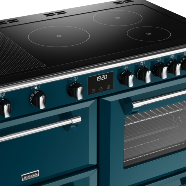 Stoves Richmond Deluxe ST DX RICH D1100Ei RTY KTE 110cm Electric Induction (Rotary Control) Range Cooker