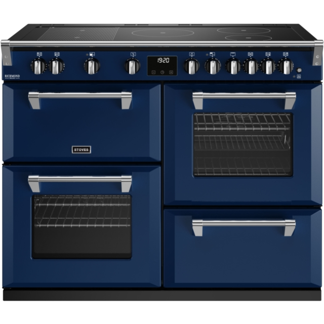 Stoves Richmond Deluxe ST DX RICH D1100Ei RTY MBL 110cm Electric Induction (Rotary Control) Range Cooker