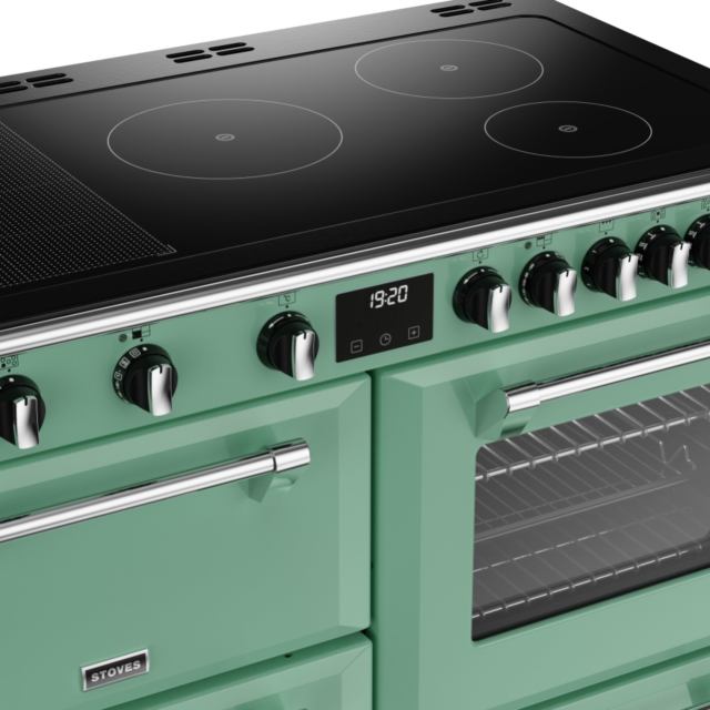 Stoves Richmond Deluxe ST DX RICH D1100Ei RTY MMI 110cm Electric Induction (Rotary Control) Range Cooker