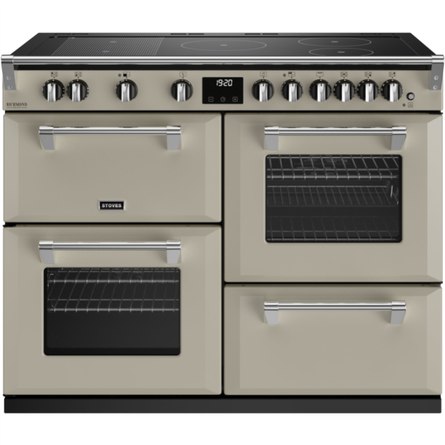 Stoves Richmond Deluxe ST DX RICH D1100Ei RTY PMU 110cm Electric Induction (Rotary Control) Range Cooker