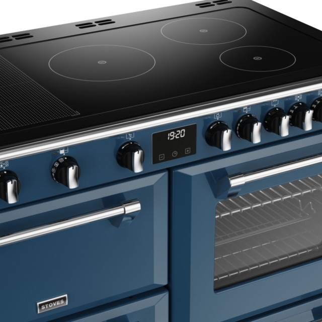 Stoves Richmond Deluxe ST DX RICH D1100Ei RTY TBL 110cm Electric Induction (Rotary Control) Range Cooker