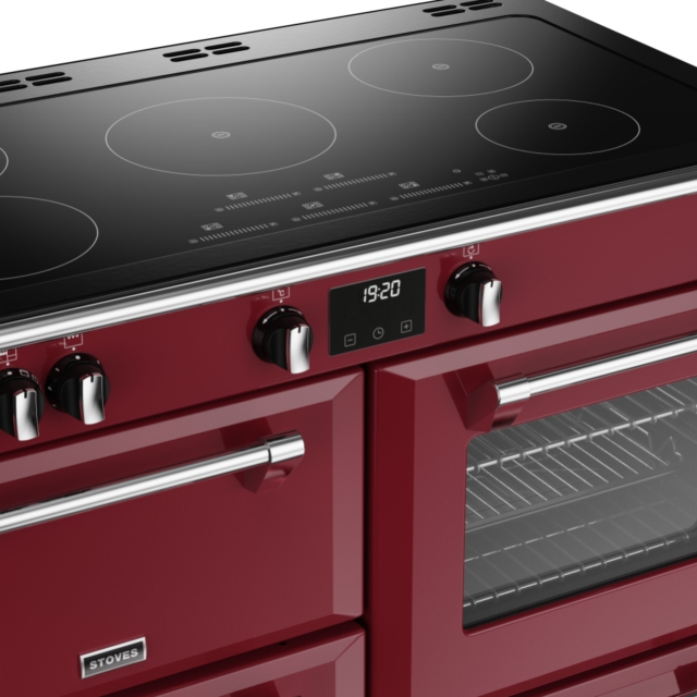 Stoves Richmond Deluxe ST DX RICH D1100Ei TCH CRE 110cm Electric Induction (Touch Control) Range Cooker