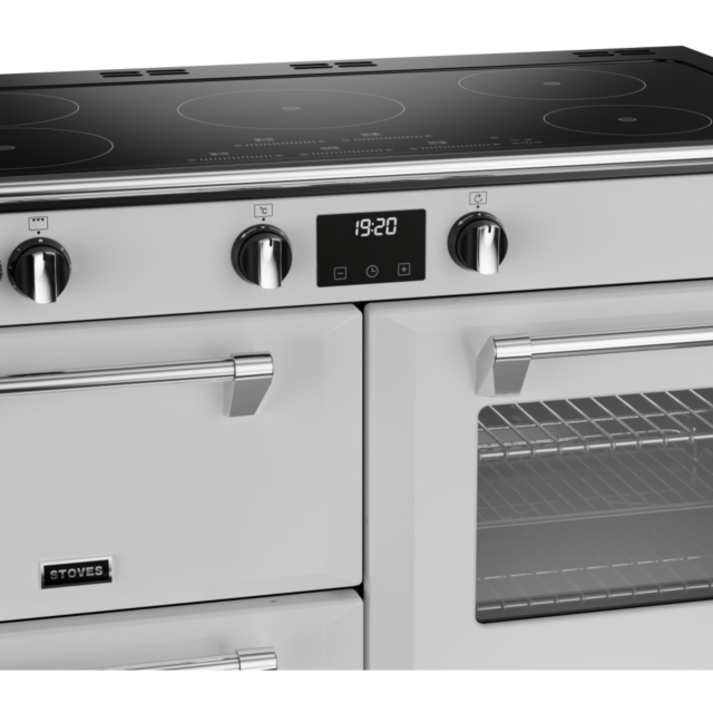 Stoves Richmond Deluxe ST DX RICH D1100Ei TCH IWH 110cm Electric Induction (Touch Control) Range Cooker
