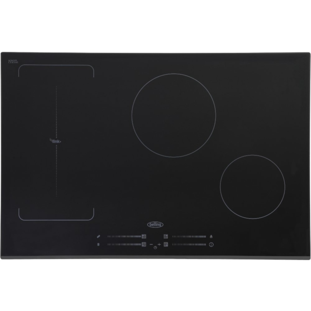 Belling BEL IHL773 BLK 77cm Linkable Induction Hob