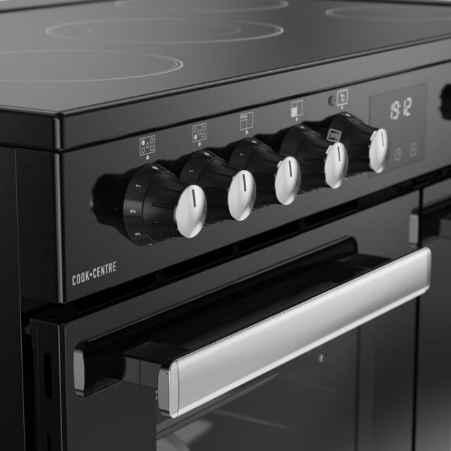 Belling RCA COOKCENTRE 90E 90cm Electric Ceramic Range Cooker - Black