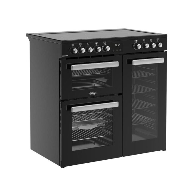 Belling RCA COOKCENTRE 90E 90cm Electric Ceramic Range Cooker - Black