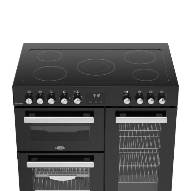 Belling RCA COOKCENTRE 90E 90cm Electric Ceramic Range Cooker - Black