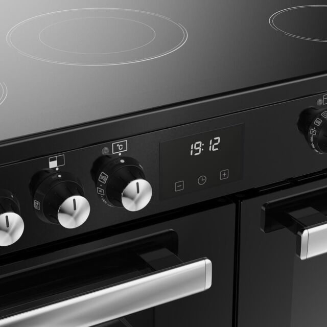 Belling RCA COOKCENTRE 90E 90cm Electric Ceramic Range Cooker - Black
