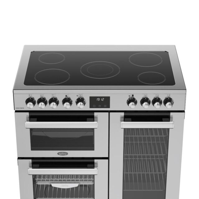 Belling RCA COOKCENTRE 90E 90cm Electric Ceramic Range Cooker - Stainless Steel