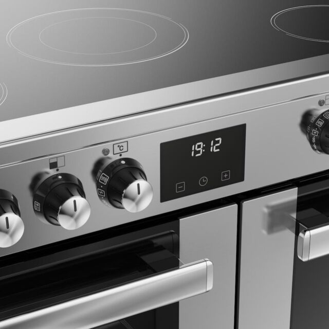 Belling RCA COOKCENTRE 90E 90cm Electric Ceramic Range Cooker - Stainless Steel