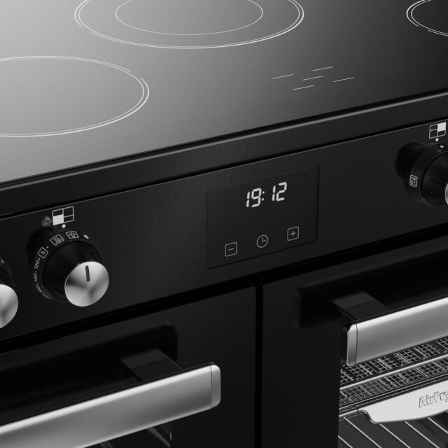 Belling RCA COOKCENTRE 100E 100cm Electric Ceramic Range Cooker - Black