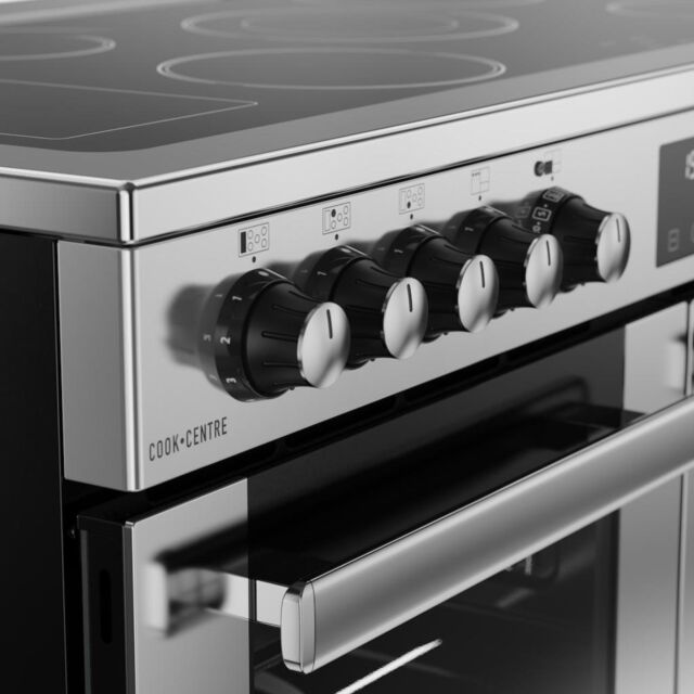Belling RCA COOKCENTRE 100E 100cm Electric Ceramic Range Cooker - Stainless Steel