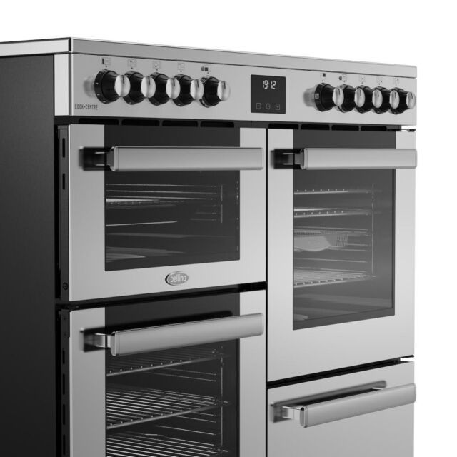 Belling RCA COOKCENTRE 100E 100cm Electric Ceramic Range Cooker - Stainless Steel