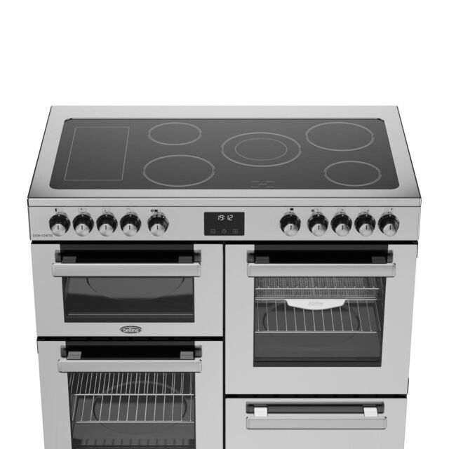 Belling RCA COOKCENTRE 100E 100cm Electric Ceramic Range Cooker - Stainless Steel