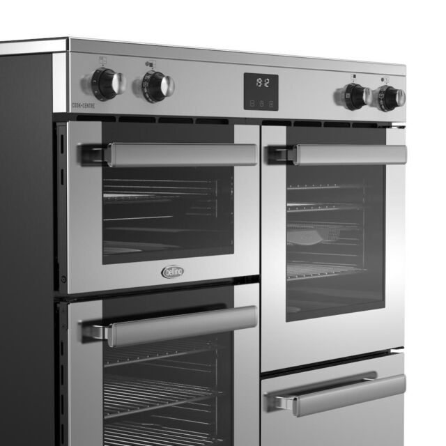 Belling RCA COOKCENTRE 100Ei 100cm Electric Induction Touch Range Cooker - Stainless Steel